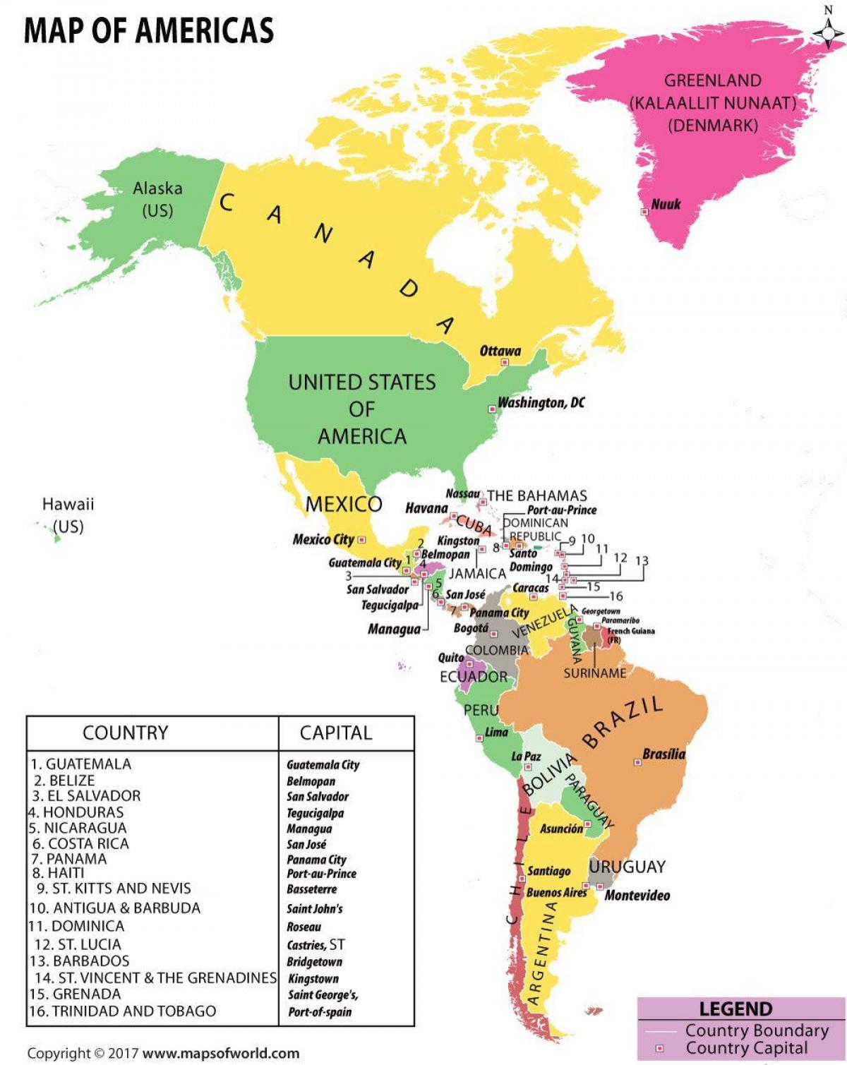地图上的南美洲洪都拉斯