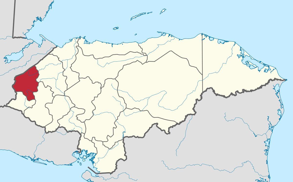地图科潘，洪都拉斯